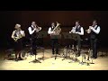 Louise et les garons  quintette de cuivres  brass quintet  live in mulhouse