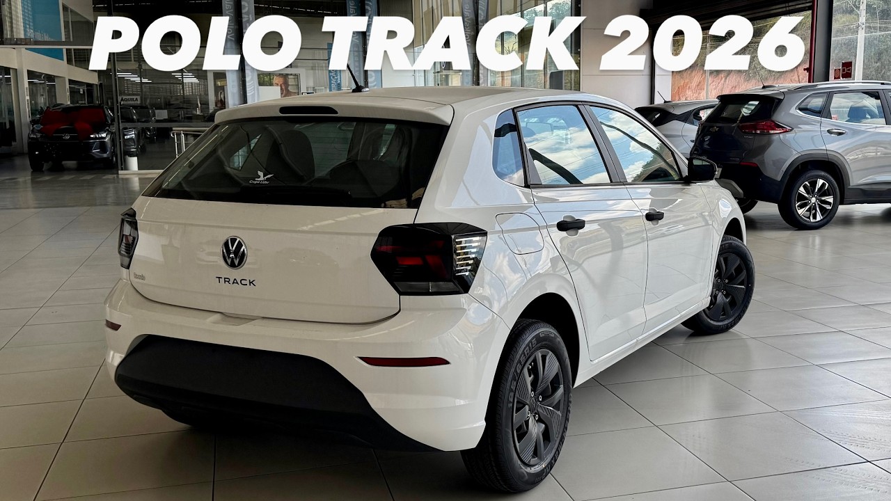 Avaliação Vw Polo Track 2026 - Polo Básico Vale 96 Mil Reais?! (4K)