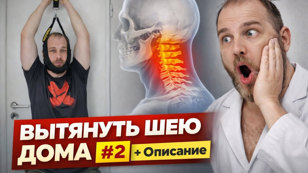 Петля Глиссона. Как закрепить дома за дверь ? Вытяжка шеи в домашних условиях способ 2
