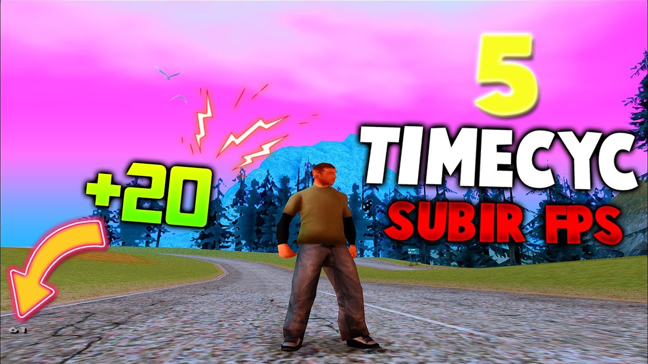 Top 5 TIMECYC (Para Subir FPS) GTA San Andreas y SAMP 2023 YouTube