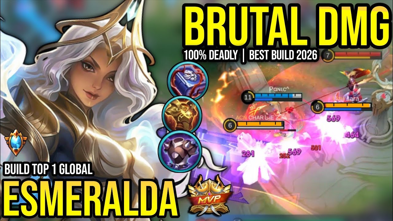 ESMERALDA BEST BUILD 2026 | BUILD TOP 1 GLOBAL ESMERALDA GAMEPLAY | MOBILE LEGENDS✓
