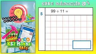 2018 KS2 Maths SATS Paper 1 Q5 Arithmetic