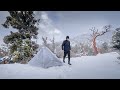 Snowy Wild Camping in the HMG Dirigo 2 Tent