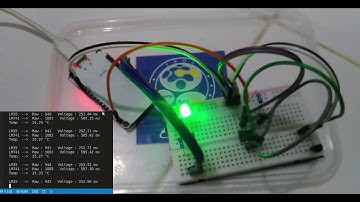 Sensor Suhu LM35 with ESP32 and LED Indikator