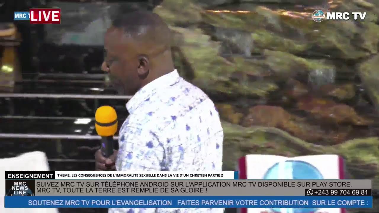 LES CONSEQUENCE DE L'IMMORALITE SEXUELLE DANS LA VIE D'UN CHRETIEN PARTIE 2  www.mrctv.cd/nous-so…