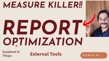 🔥 Power BI Optimization – Delete Unused Columns & Measures for MAX Speed! | Telugu