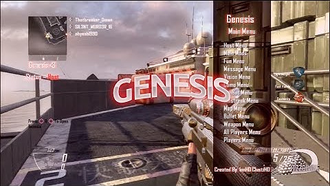 [PS3] Genesis Black Ops 2 GSC Mod Menu [1.19] [DOWNLOAD]