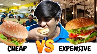 Rs 20 vs Rs 2000 Burger 🤯🤯 | Cheap Vs Expensive Burger 🍔 | @relatedrahulz