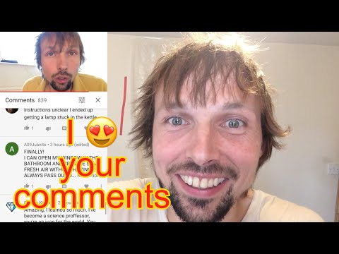 I love your comments