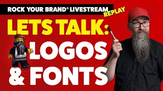 Choosing fonts for logos  Typography tutorial  Rock Your Brand Live Stream