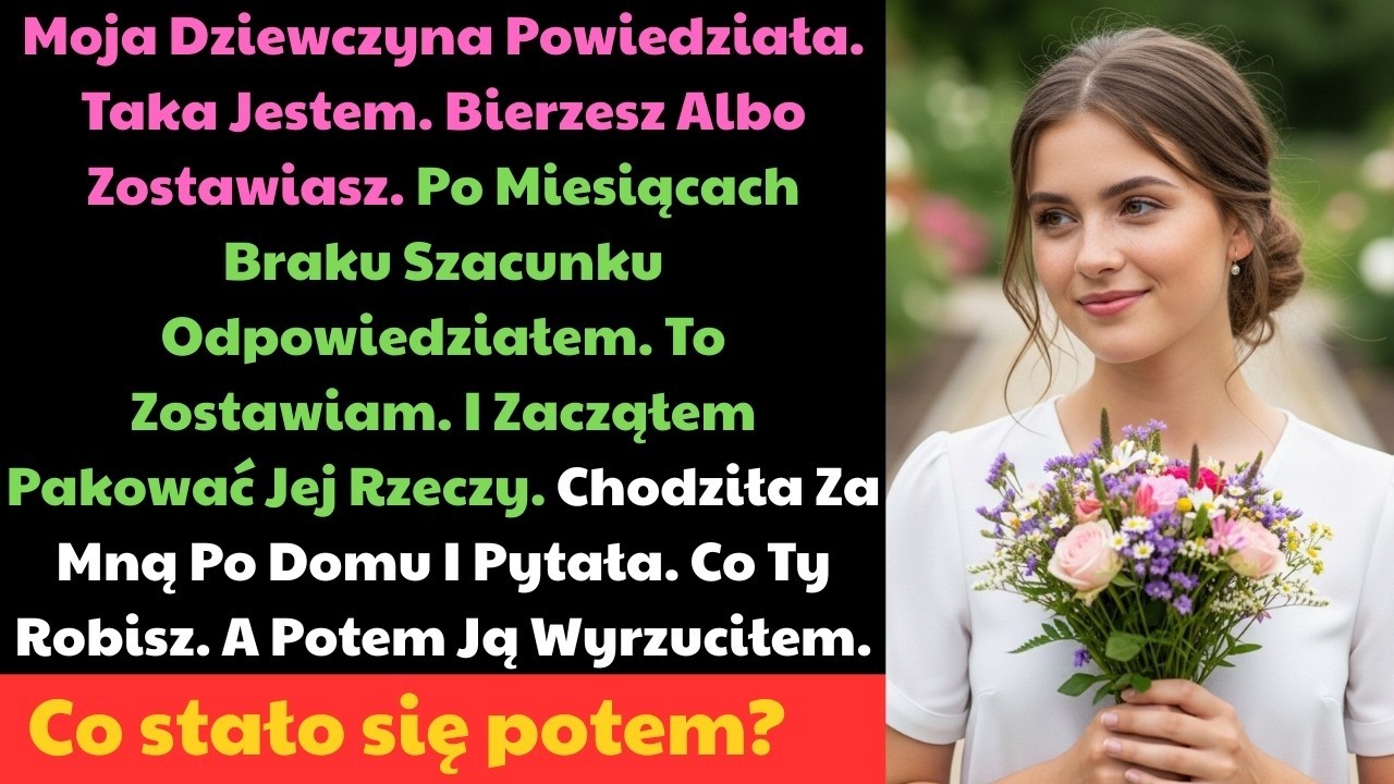 Mój chłopak właśnie rozbił kieliszek w zlewie i powiedział, że posprzątam to później. Kiedy poprosiłam, żeby zrobiła to teraz, rzuciła mi prosto w twarz: „Taka jestem. Albo to bierzesz, albo...