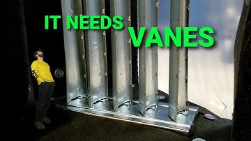 Duct Liner and Installation of Vanes in the Elbow AFTER assembly!