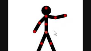 Stickman fighting with a cursor