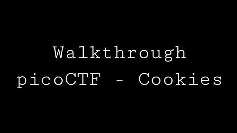 Cookies - picoCTF Challenges walkthrough | Abhay