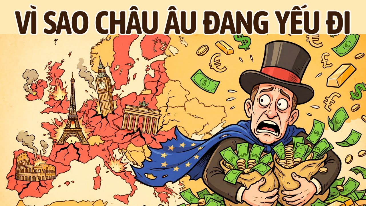 Vì sao một Châu Âu giàu có lại đang suy yếu từ bên trong?