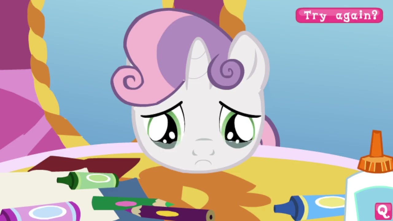 Coloring with Sweetie Belle | Flash Game