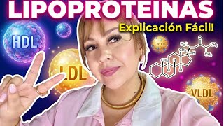 Metabolismo de Lipoproteínas EXPLICADO | VLDL, LDL, HDL, Quilomicrones