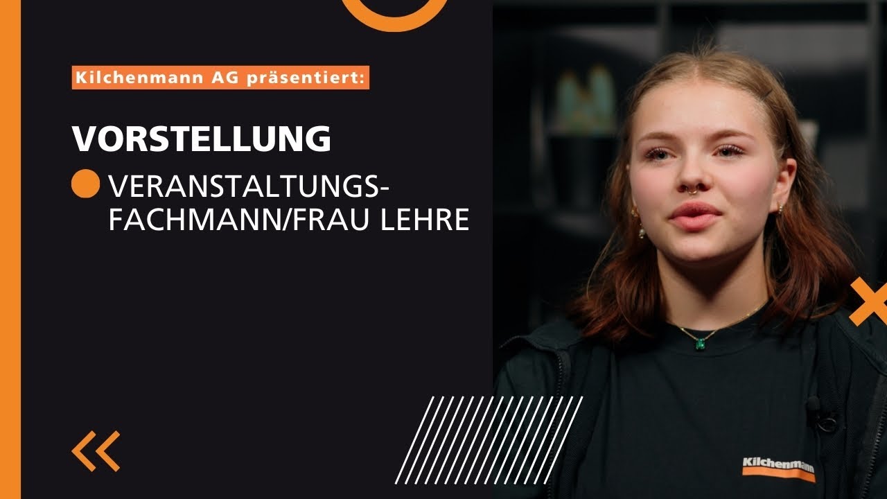 Aurora Pedrero – Lernende Veranstaltungstechnik bei Kilchenmann