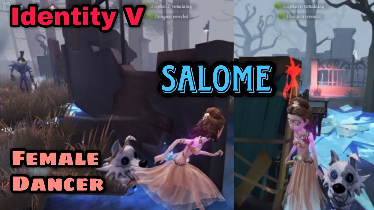 Salome Female Dancer ATier Costume Gameplay Identity V YouTube