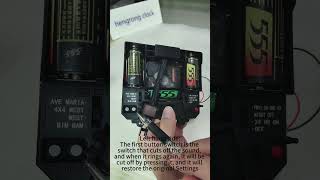 How to use swing clock and Westminster music box switch
