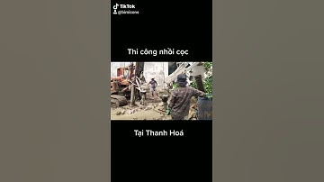 Thi công đổ bê tông cọc khoan nhồi  tại Thanh Hóa