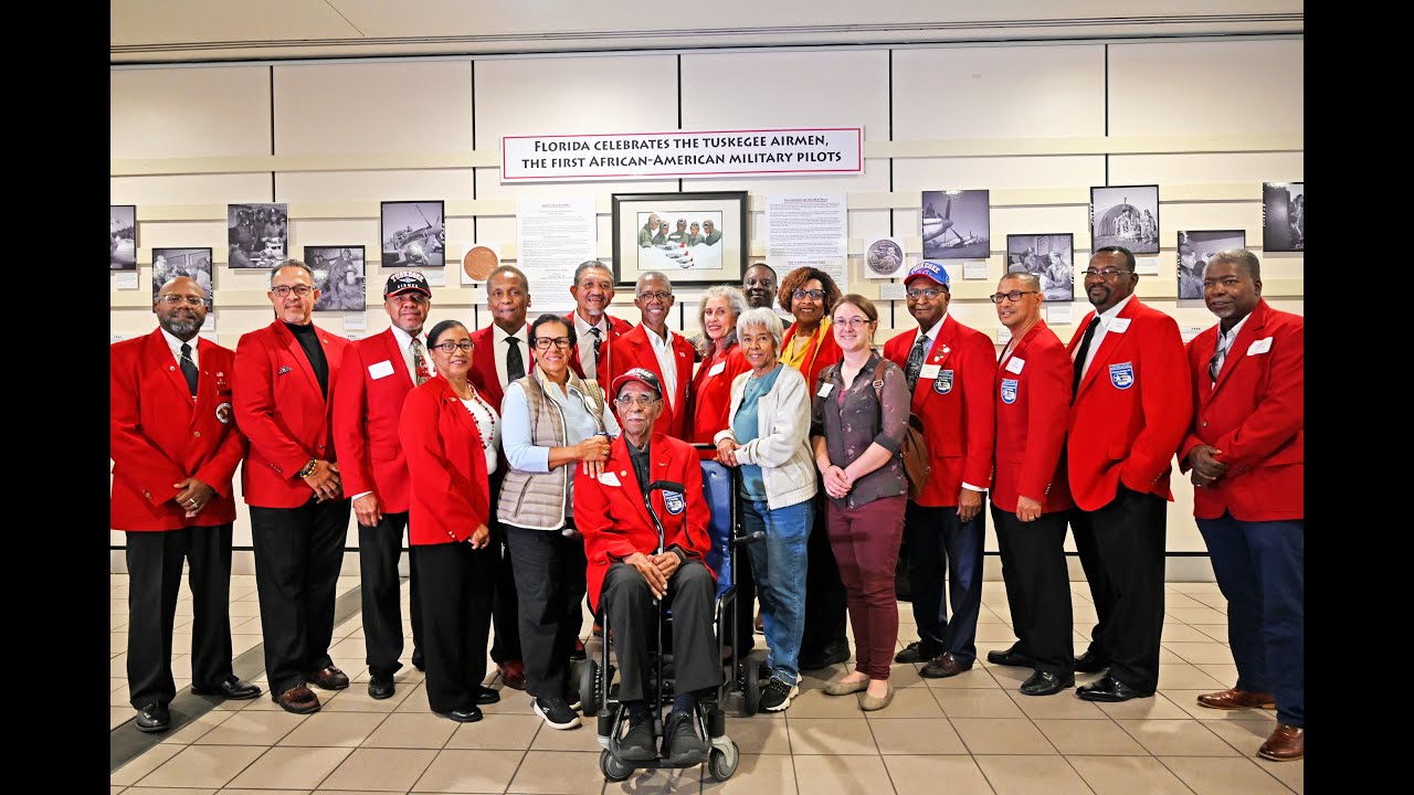 Tuskegee Airmen Exhibit Reception - YouTube