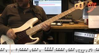7 29 04 The Day Of - Bass Transcription - From Oceans Twelve - David Holmes