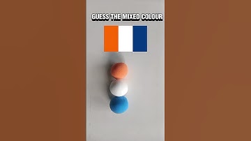 What colour do mixed the flag makes ?? || #colormixing #satisfying #asmr #clay #relaxing