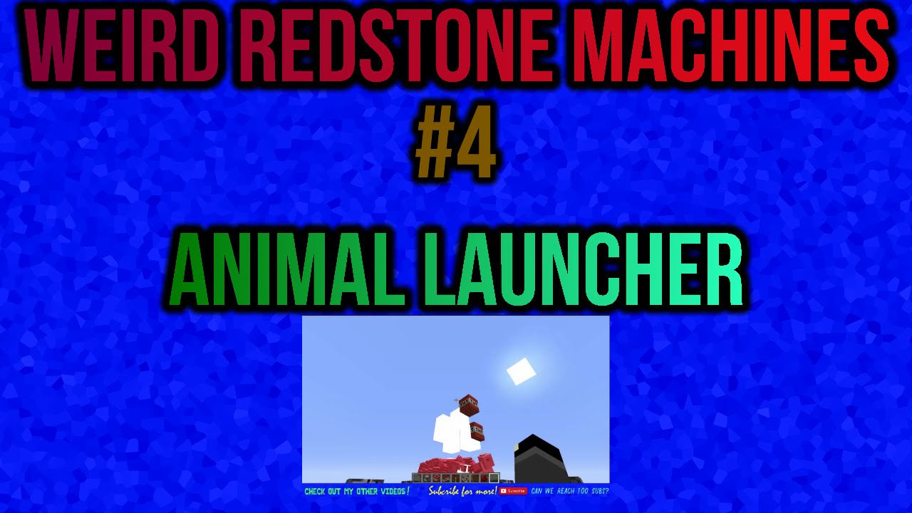 Weird Redstone Machines #4 