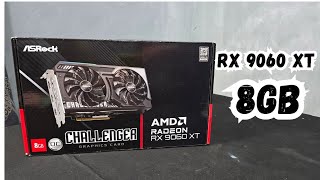 Asrock RX 9060 XT 8GB Challenger OC Edition - Unboxing