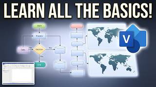 Struggling With Microsoft Visio? Learn ALL the Basics in Just 1 Video!