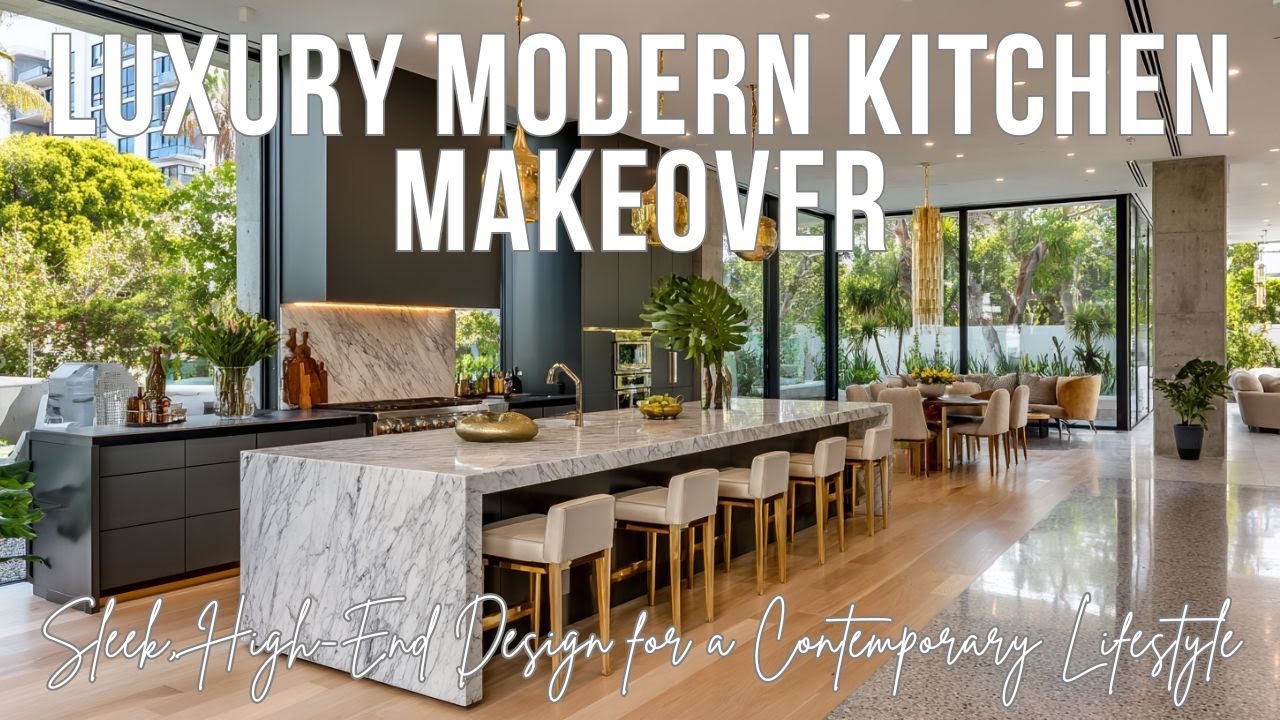 Fresh Look at Luxury Modern Kitchen Makeover Sleek High End Design For A