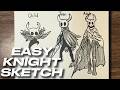 How to Draw Knight (Child, Teen, Adult) | Hollow Knight Evolution Drawing Tutorial