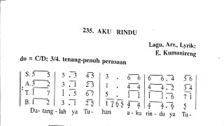 Lagu Misa Komuni || Aku Rindu || Lagu Komuni Katolik