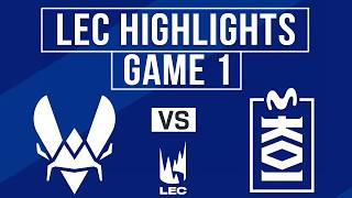 VIT vs MKOI Highlights Game 1 | LEC Spring 2026 | Team Vitality vs Movistar KOI