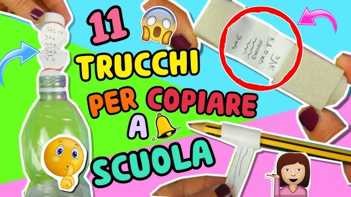 TRUCCHI PER COPIARE A SCUOLA e PASSARE TUTTE le VERIFICHE 😱 