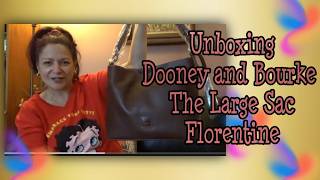 Unboxing Dooney and Bourke 🔹The Large Sac Florentine @PSAPublicShoppingAddict