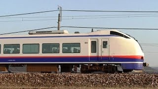 特急しらゆき8号E653系H203編成　信越本線上り3018M　新潟→上越妙高