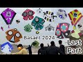 Basant 2024 pakistan  basant last part  full heavy wind speed 22  tarzan kites