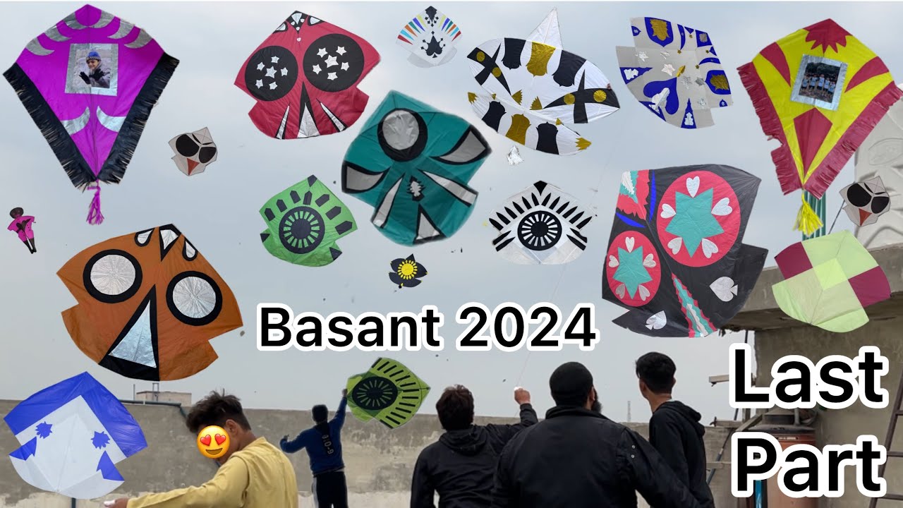 Basant 2024 Pakistan - Basant Last Part - Full Heavy Wind Speed 22 - Tarzan Kites
