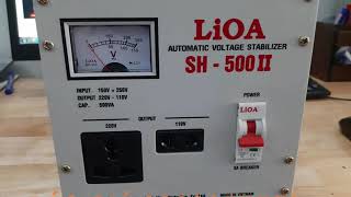 Ổn Áp Lioa Sh 500Ii , Lioa 500W, Lioa 0,5Kw , Báo Giá Lioa 500Va