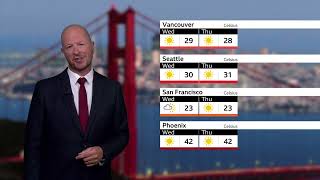 BBC Weather today in NORTH AMERICA - August 4th, 2026