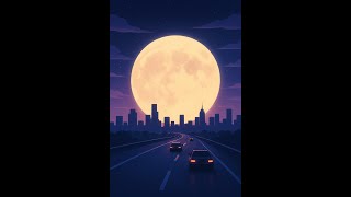 Midnight Drive Through Town