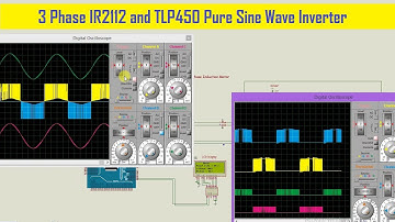 3 Phase IR2112 & TLP450 Pure Sine Wave Inverter Comparison | VFD | Code | Schematics | PCB Design