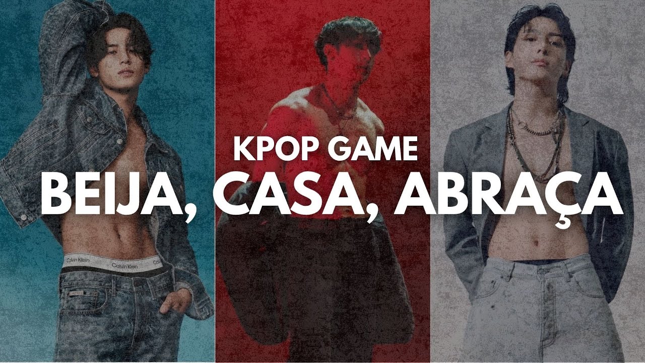 🇧🇷 PT-BR BEIJA, CASA OU ABRAÇA - IDOLS HOMENS (MUITO DIFICIL) | kpop games 2025