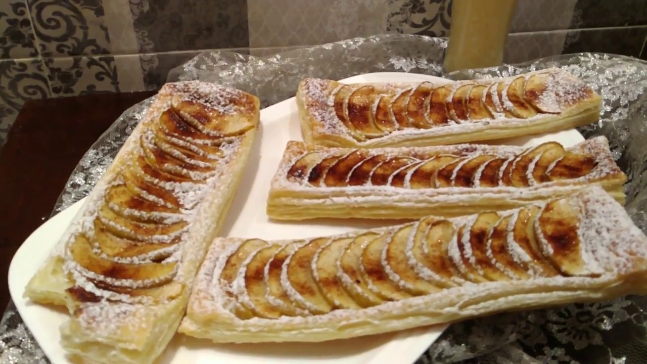 طرطات بالتفاح و بالعجين المورق ساهلين ولذاذ جدا جدا//سلسلة العجين المورق