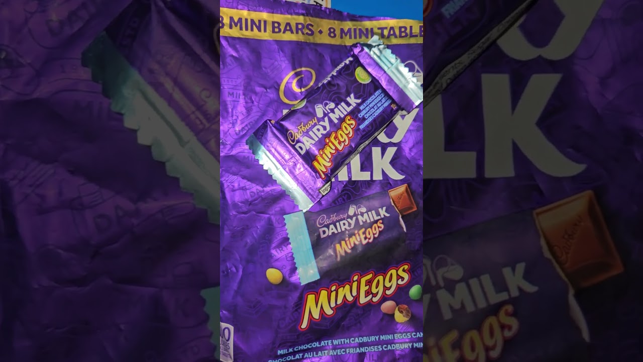 The new chocolate 🍫  dairy milk mini eggs part 1