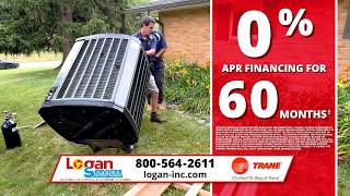 0% APR Financing For 60 Months On A New HVAC System | Logan Services