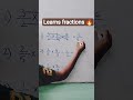Learns fractions 🔥|| simple tricks fractions| easy tricks | #mathtrick #easytricks #mathproblems