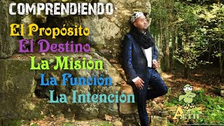 Comprendiendo el propósito,  el destino, la misión, la función y la intención en la existencia.